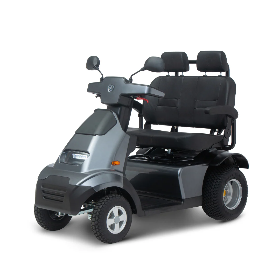 Afikim Afiscooter S4 HD Bariatric Mobility Scooter with Dual Seat - Image 8