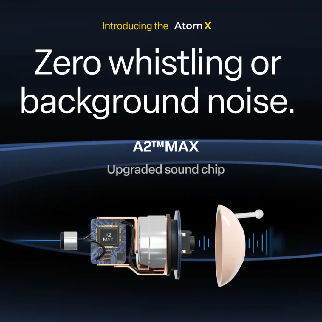 Audien Hearing Atom X Hearing Aids with Digital Case Control - Image 12