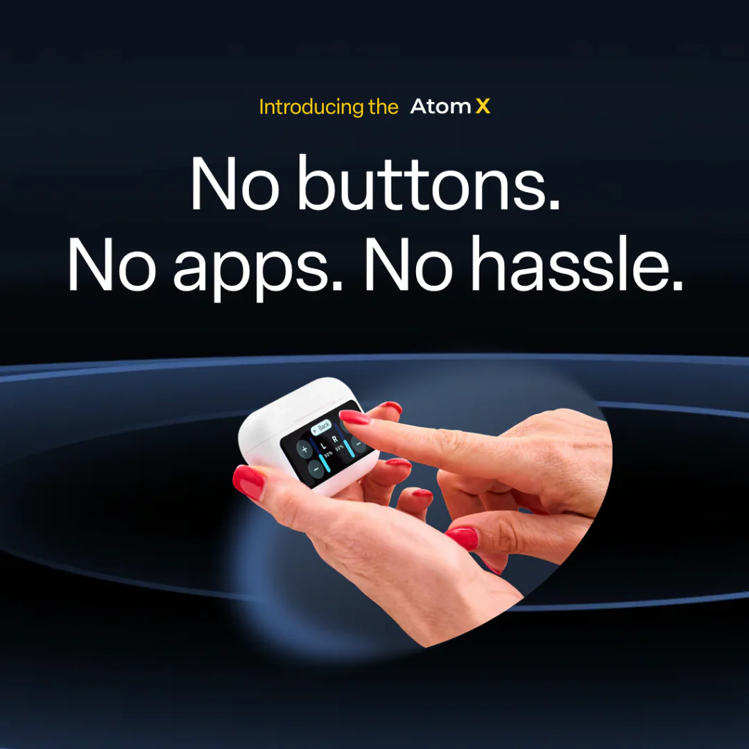 Audien Hearing Atom X Hearing Aids with Digital Case Control - Image 15