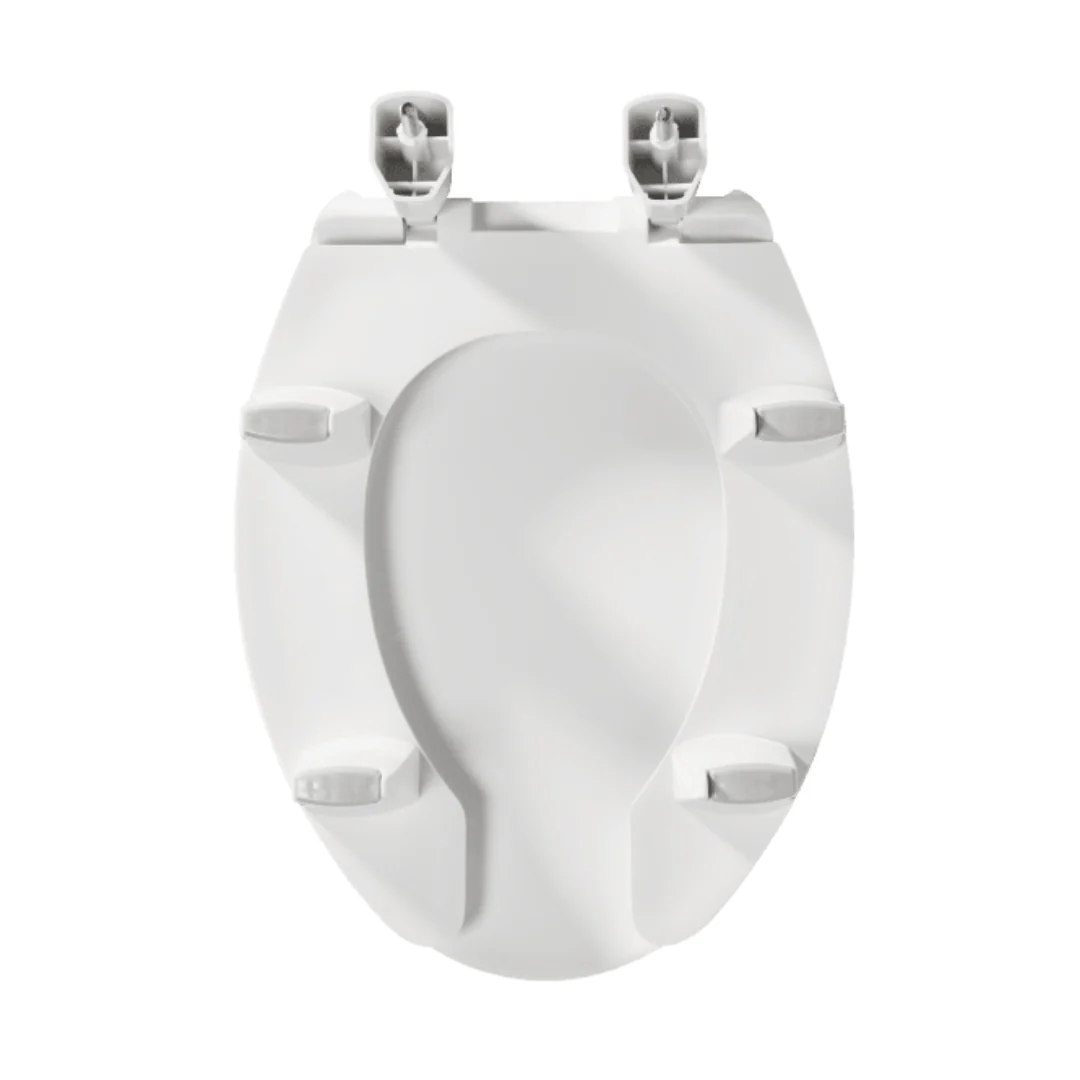 Bemis Elongated 3" Elevated Toilet Seat with Open-Front Ring - Image 5