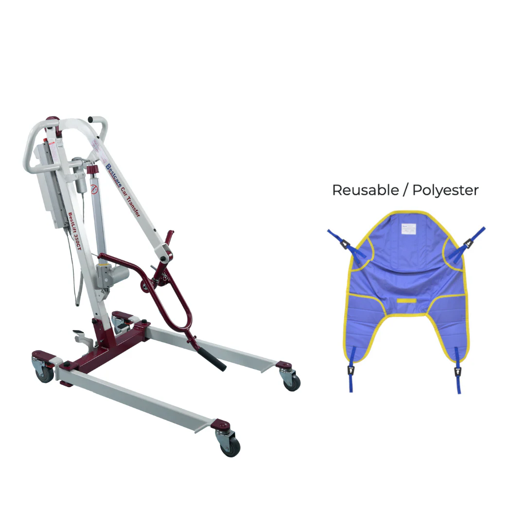 Bestcare BestLift PL350CT Folding Car Electric Patient Lift - Image 7