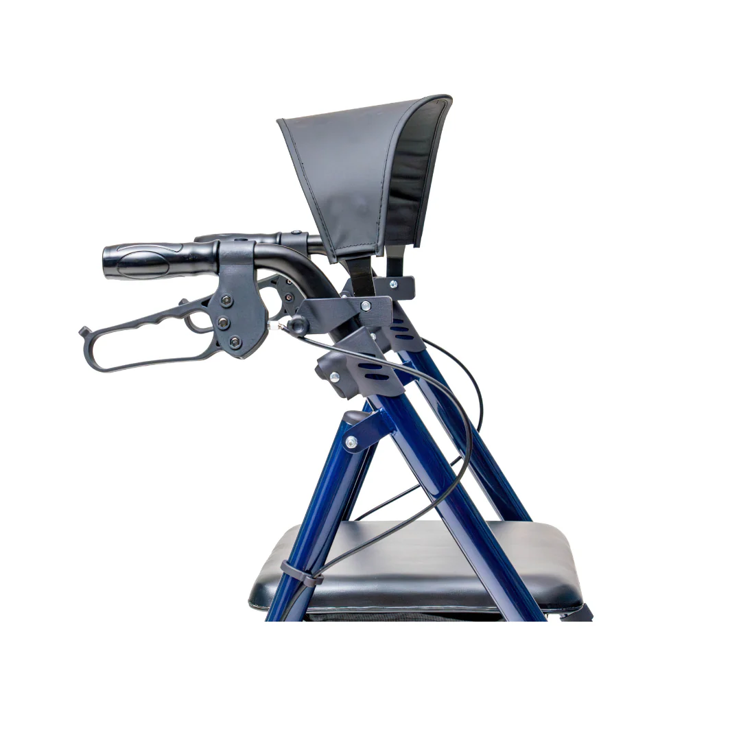 Carex Aspen Folding Dual-Height Rollator with XL All-Terrain Wheels - Image 3