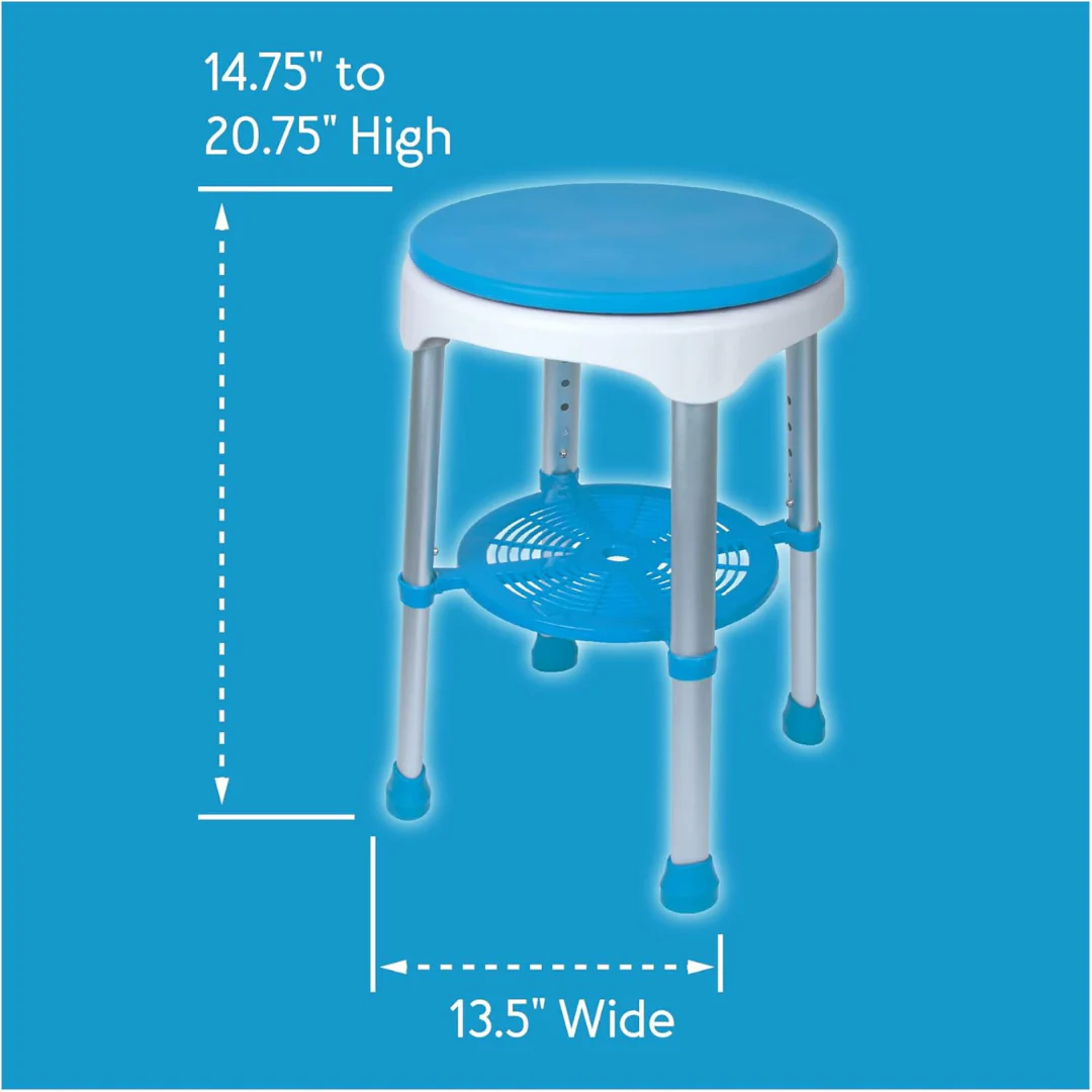 Carex EZ Shower Swivel Stool - Image 6