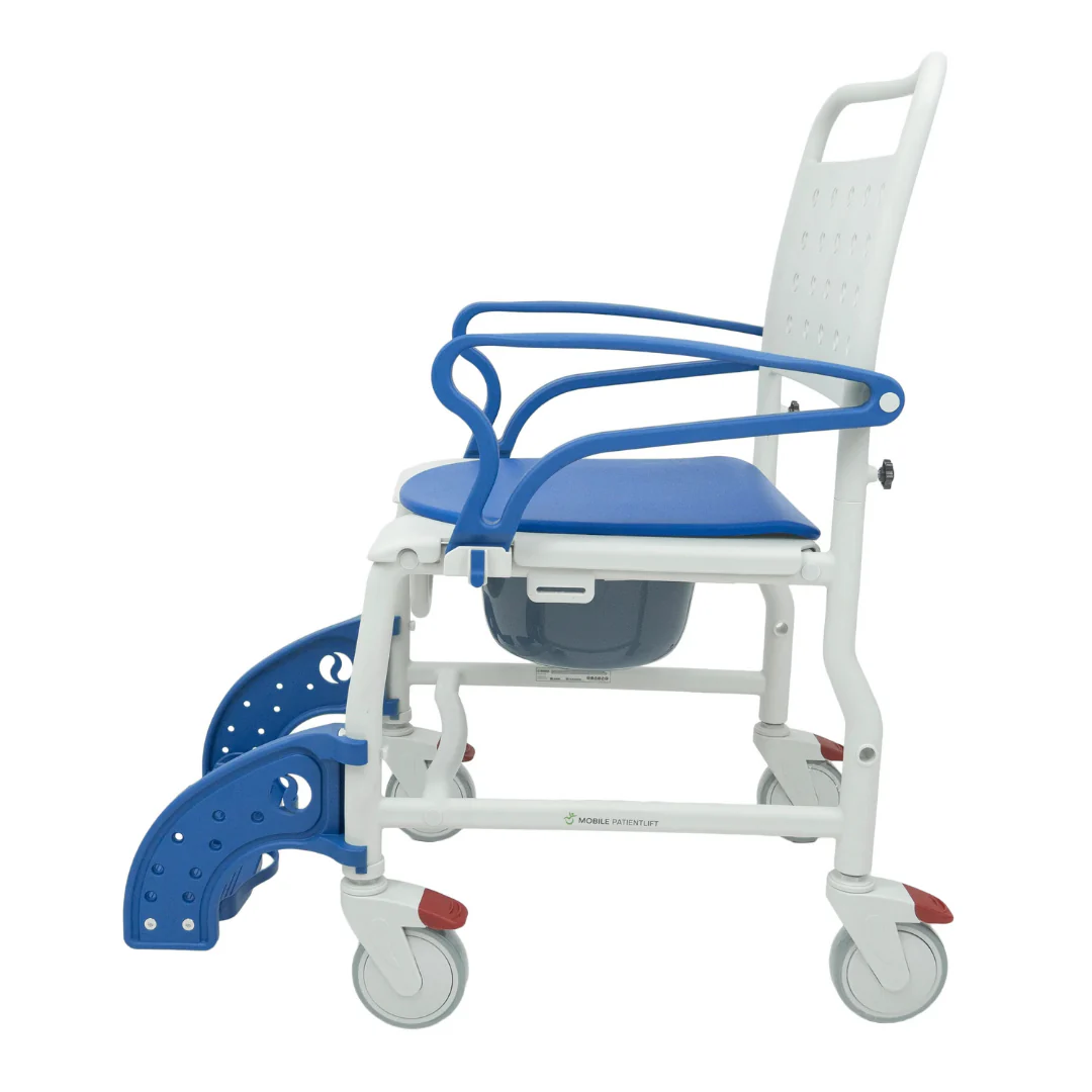 Climbing Steps Sidekick Shower Chair with Commode Opening - Image 8