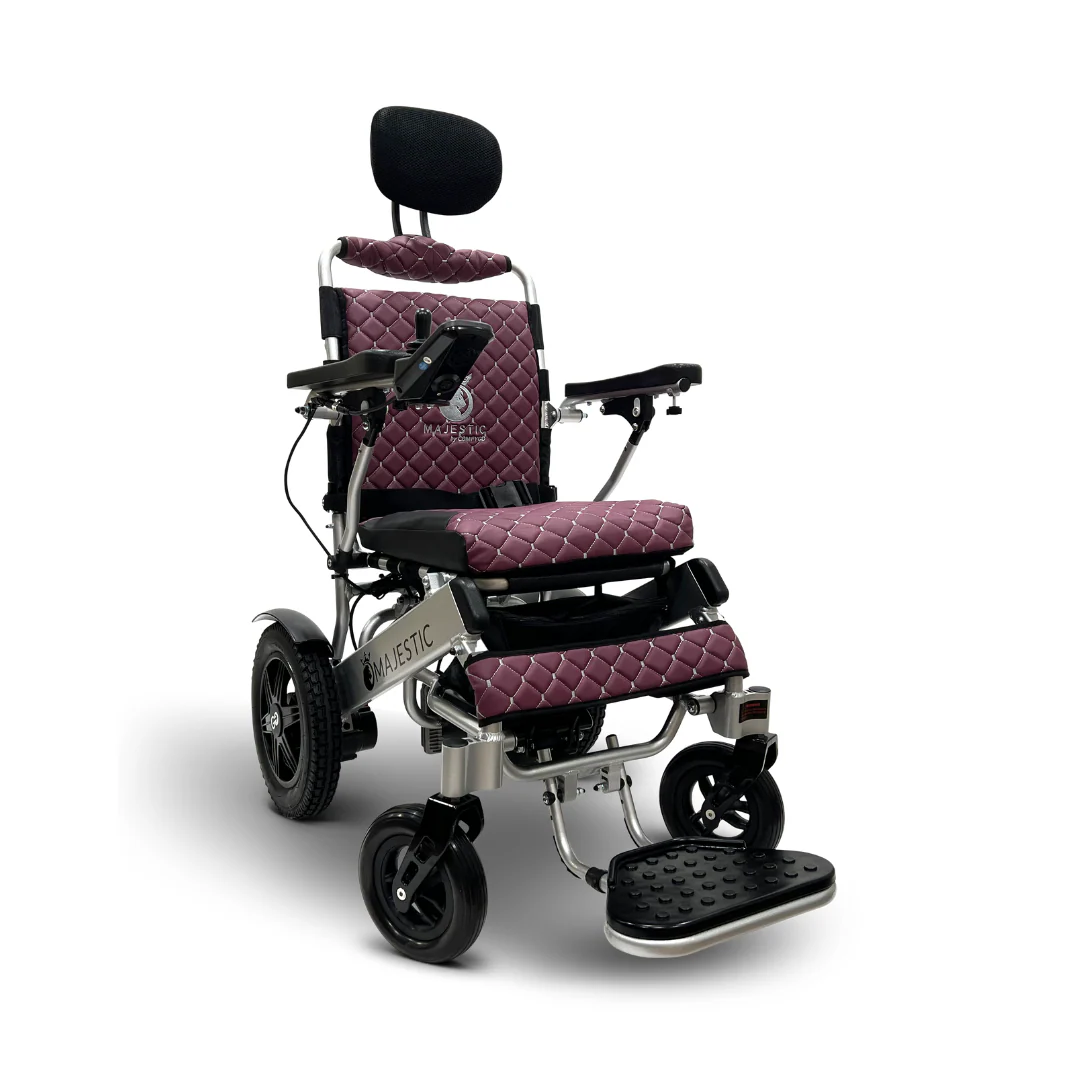 ComfyGo MAJESTIC IQ-9000 Auto Recline Remote Controlled Electric Wheelchair - Image 99