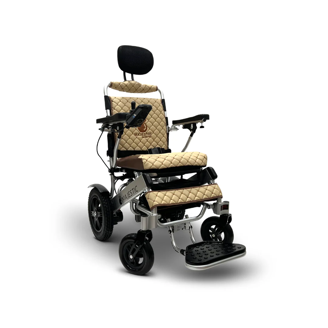 ComfyGo MAJESTIC IQ-9000 Auto Recline Remote Controlled Electric Wheelchair - Image 102