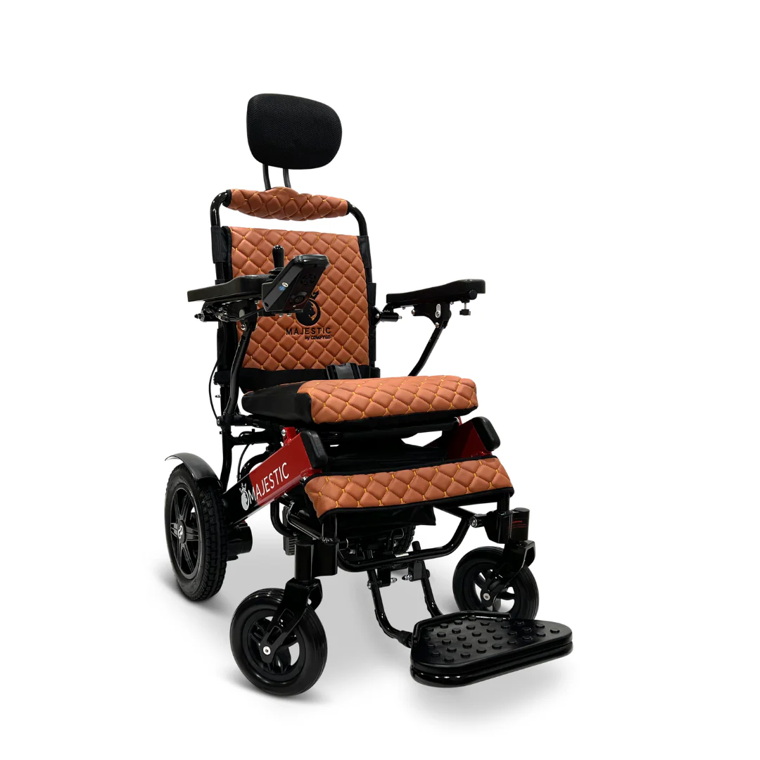 ComfyGo MAJESTIC IQ-9000 Auto Recline Remote Controlled Electric Wheelchair - Image 33