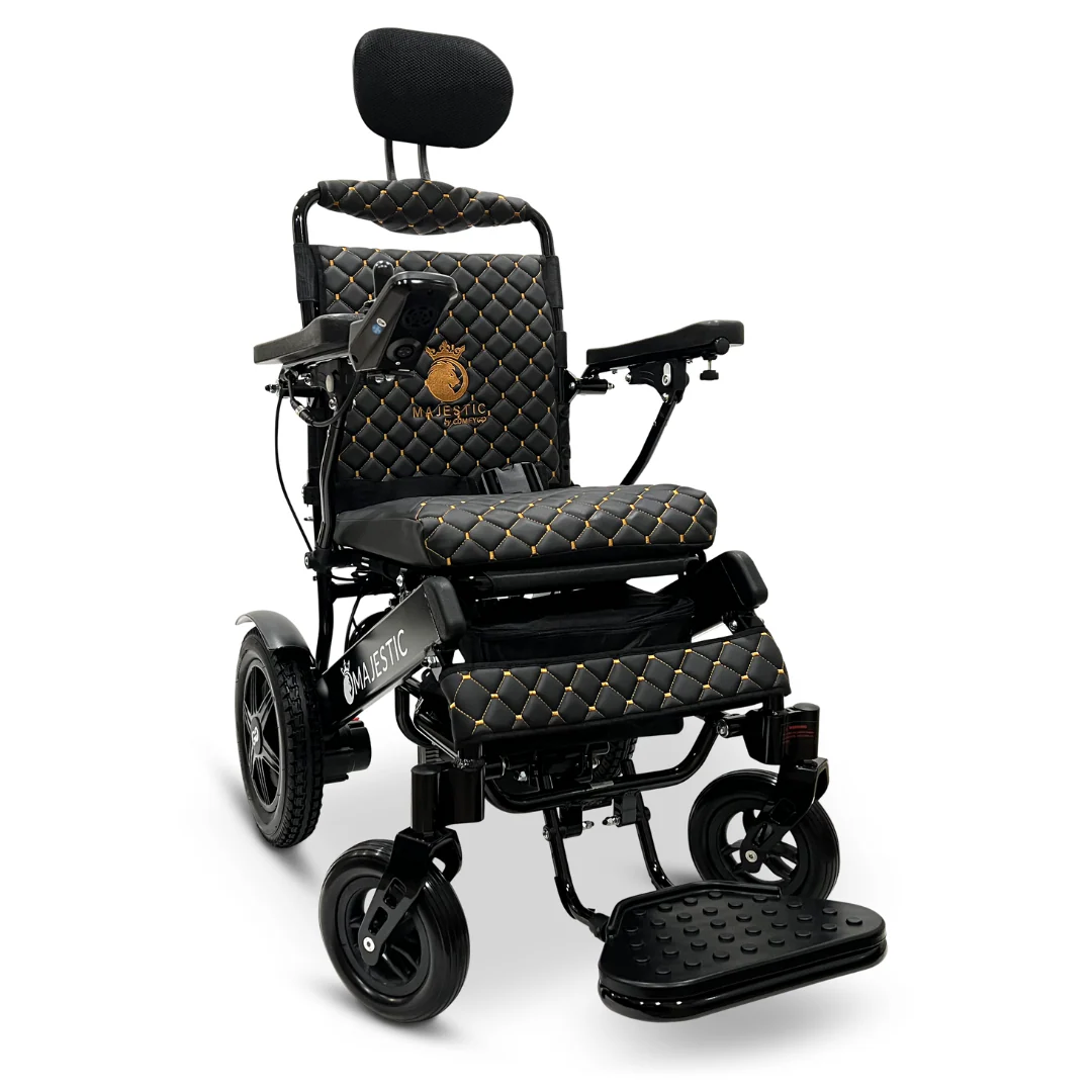 ComfyGo MAJESTIC IQ-9000 Auto Recline Remote Controlled Electric Wheelchair - Image 39