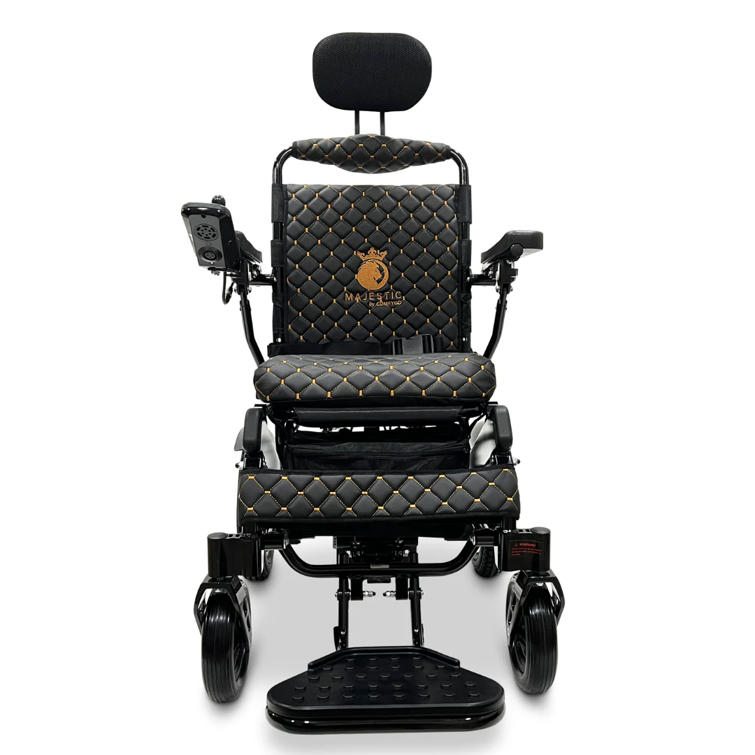 ComfyGo MAJESTIC IQ-9000 Auto Recline Remote Controlled Electric Wheelchair - Image 40