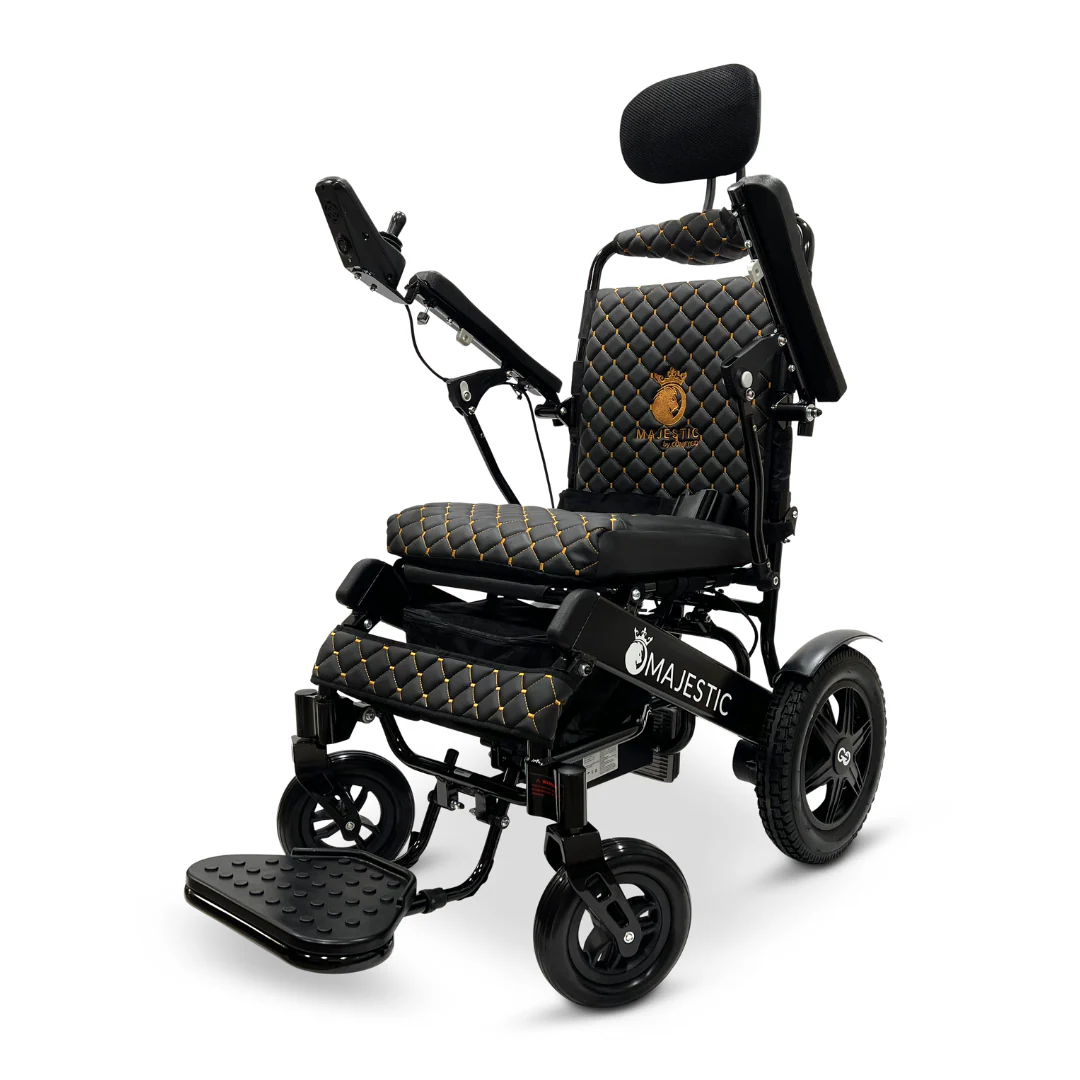 ComfyGo MAJESTIC IQ-9000 Auto Recline Remote Controlled Electric Wheelchair - Image 41