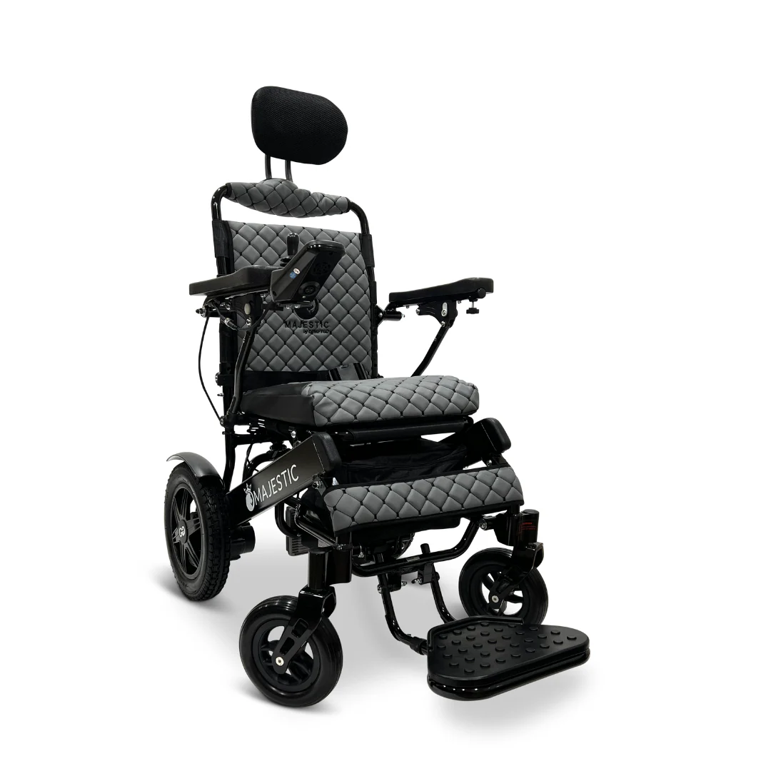 ComfyGo MAJESTIC IQ-9000 Auto Recline Remote Controlled Electric Wheelchair - Image 47