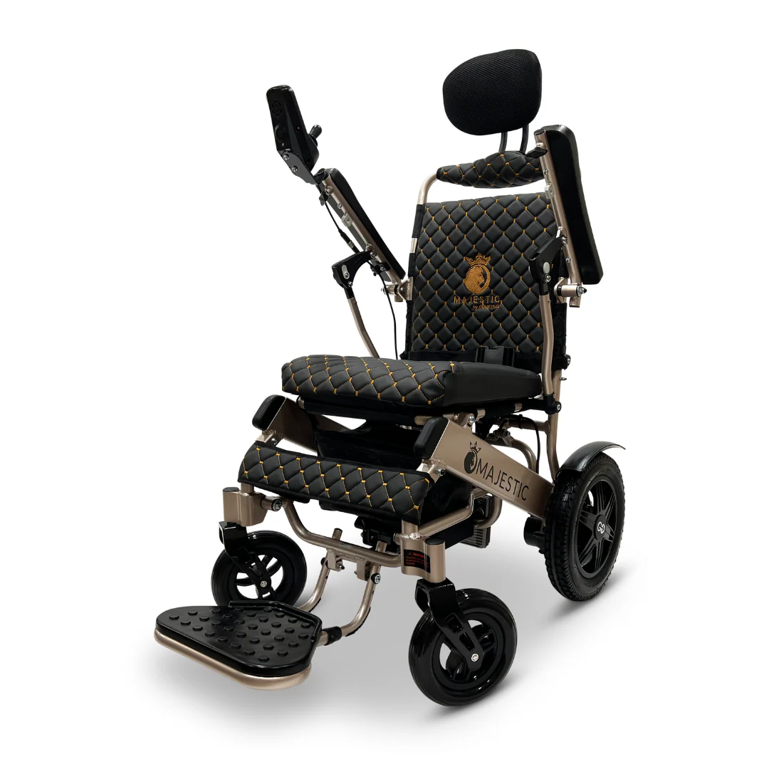 ComfyGo MAJESTIC IQ-9000 Auto Recline Remote Controlled Electric Wheelchair - Image 68