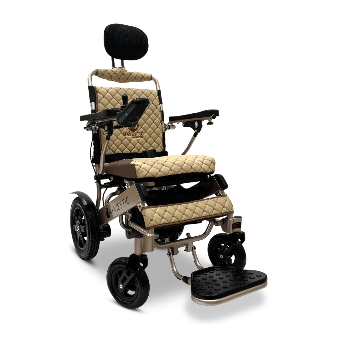 ComfyGo MAJESTIC IQ-9000 Auto Recline Remote Controlled Electric Wheelchair - Image 72