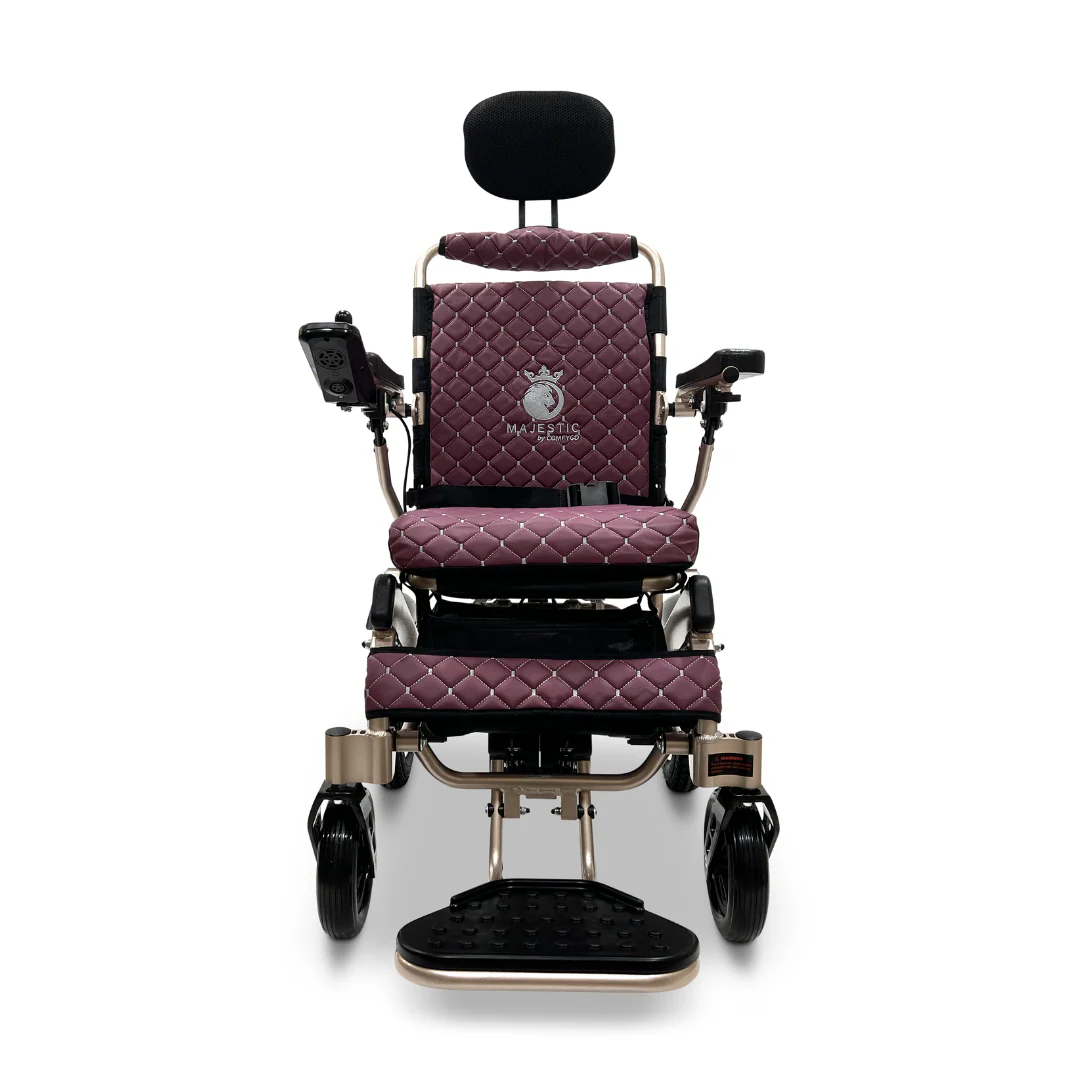 ComfyGo MAJESTIC IQ-9000 Auto Recline Remote Controlled Electric Wheelchair - Image 79