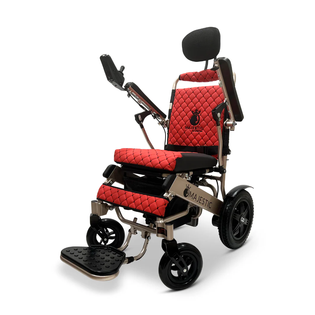 ComfyGo MAJESTIC IQ-9000 Auto Recline Remote Controlled Electric Wheelchair - Image 83
