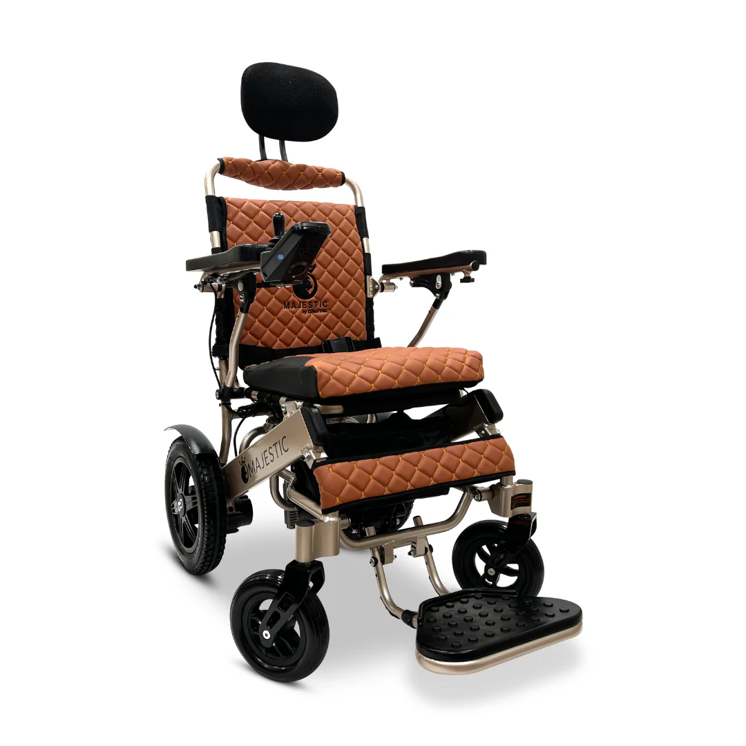 ComfyGo MAJESTIC IQ-9000 Auto Recline Remote Controlled Electric Wheelchair - Image 87
