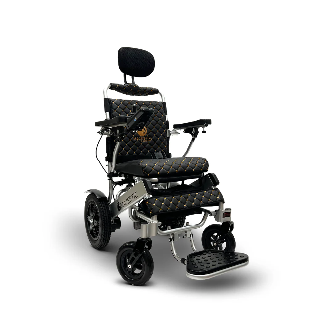 ComfyGo MAJESTIC IQ-9000 Auto Recline Remote Controlled Electric Wheelchair - Image 98