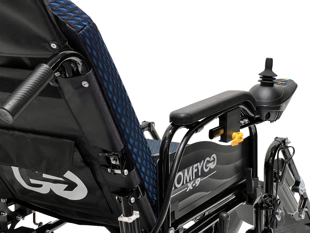 ComfyGo X-9 Remote Controlled Powerchair - Automatic Reclining - Image 46