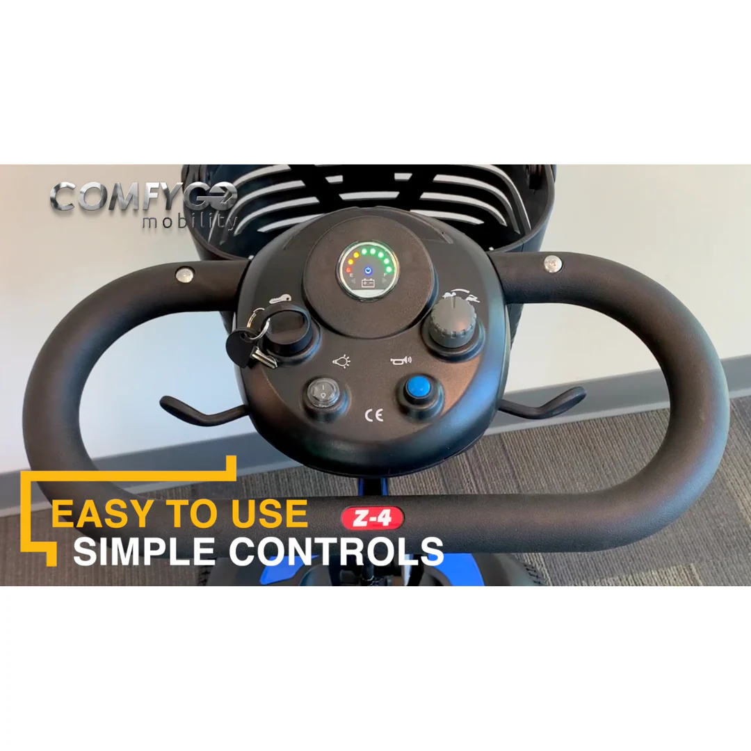 ComfyGo Z-4 Ultra-Light Electric Mobility Scooter - Ailrine Approved - Image 5