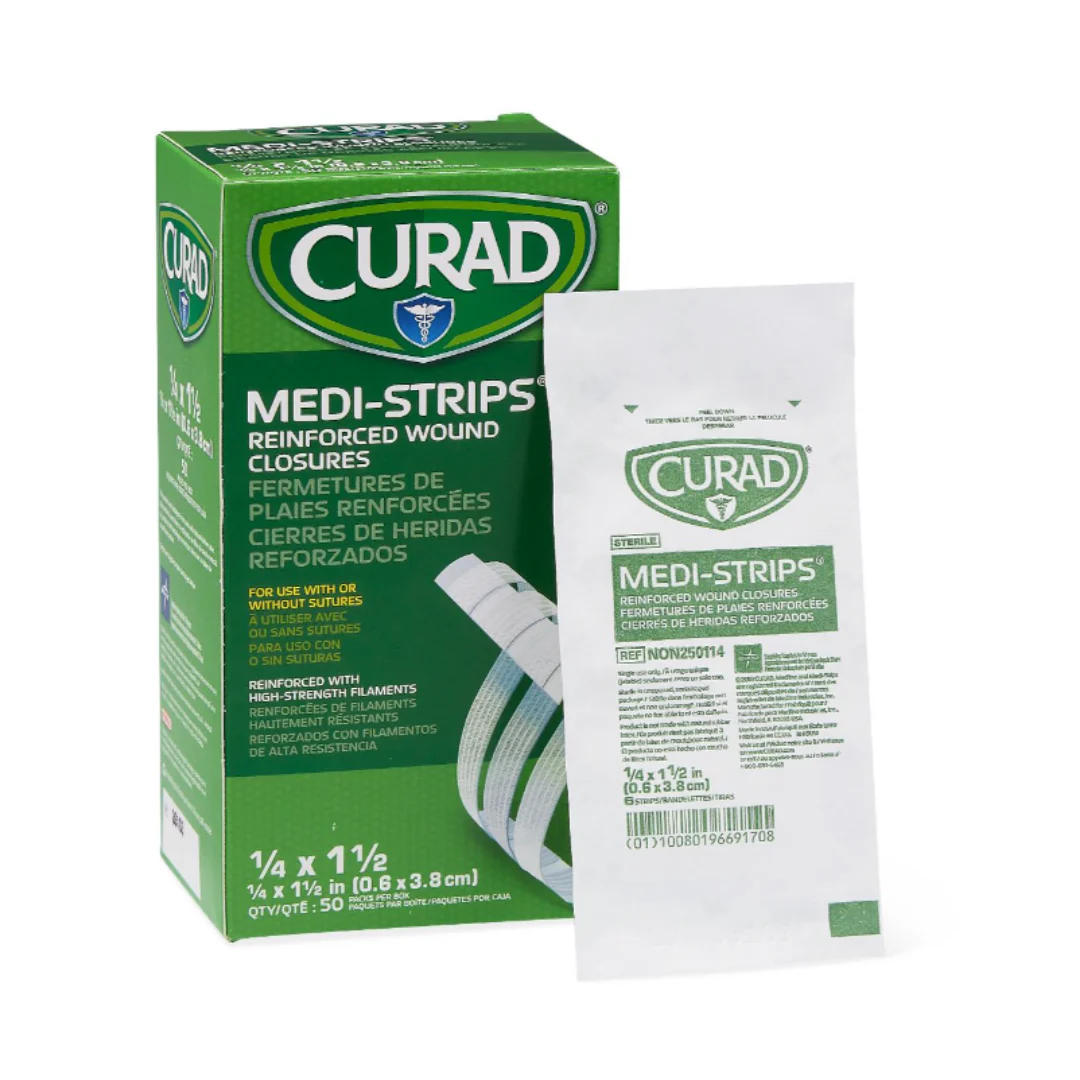 CURAD Sterile Medi-Strip Wound Closure Bandages - Image 12