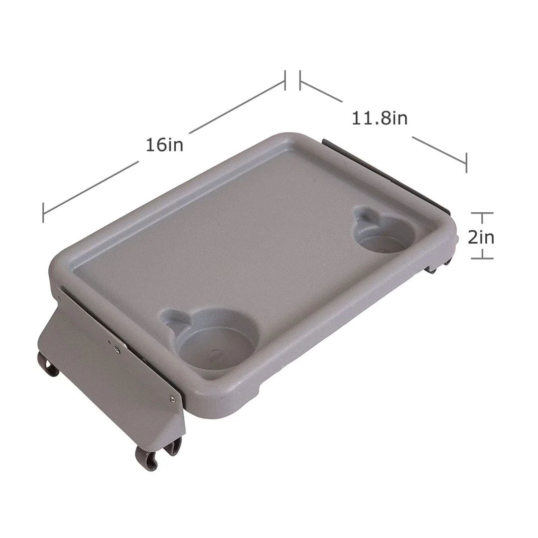 DMI® Folding Walker Tray with Cup Holders - Image 6