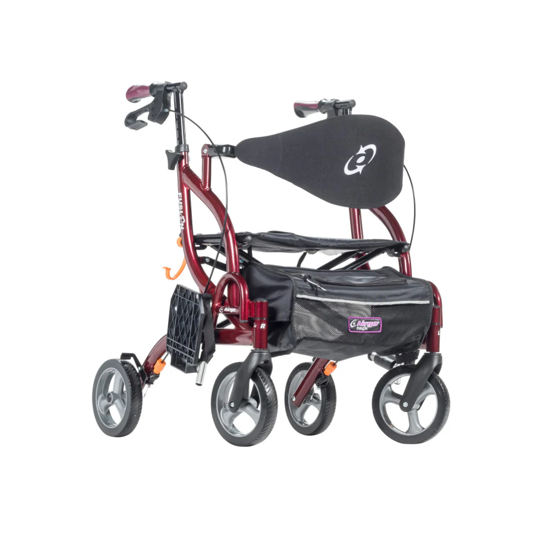 Drive Airgo Fusion Side-Folding Hybrid Rollator & Transport Chair - Image 22