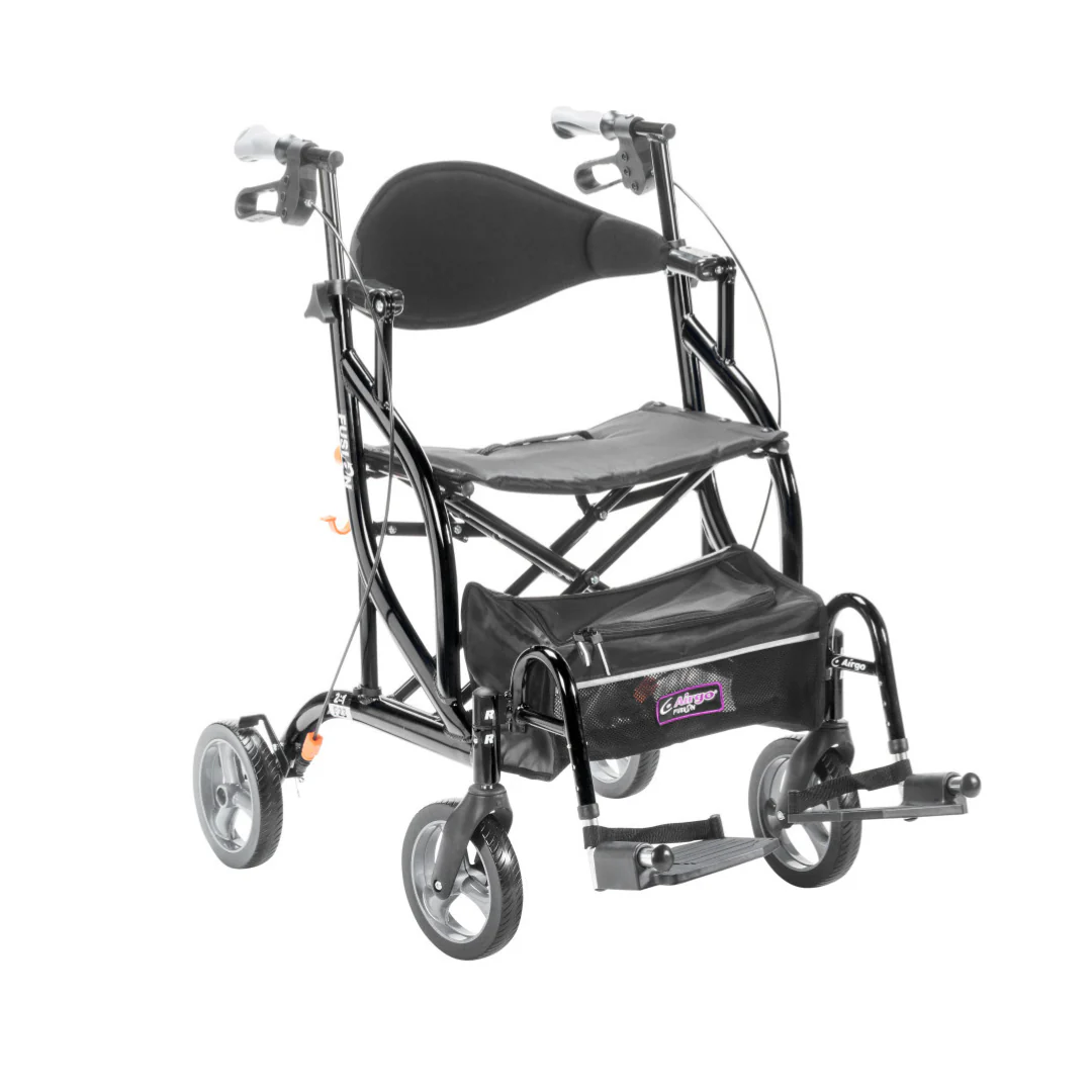 Drive Airgo Fusion Side-Folding Hybrid Rollator & Transport Chair - Image 5