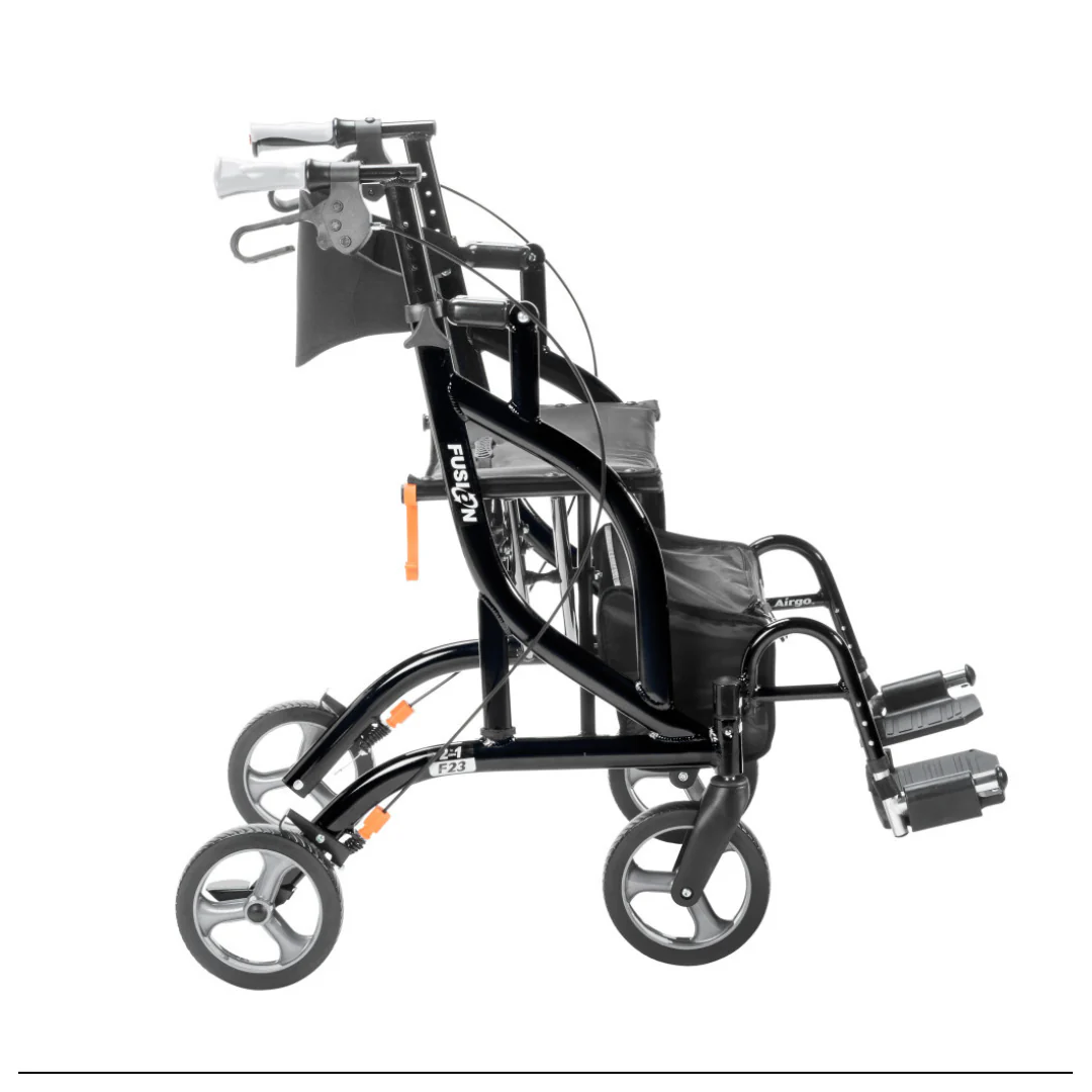 Drive Airgo Fusion Side-Folding Hybrid Rollator & Transport Chair - Image 9