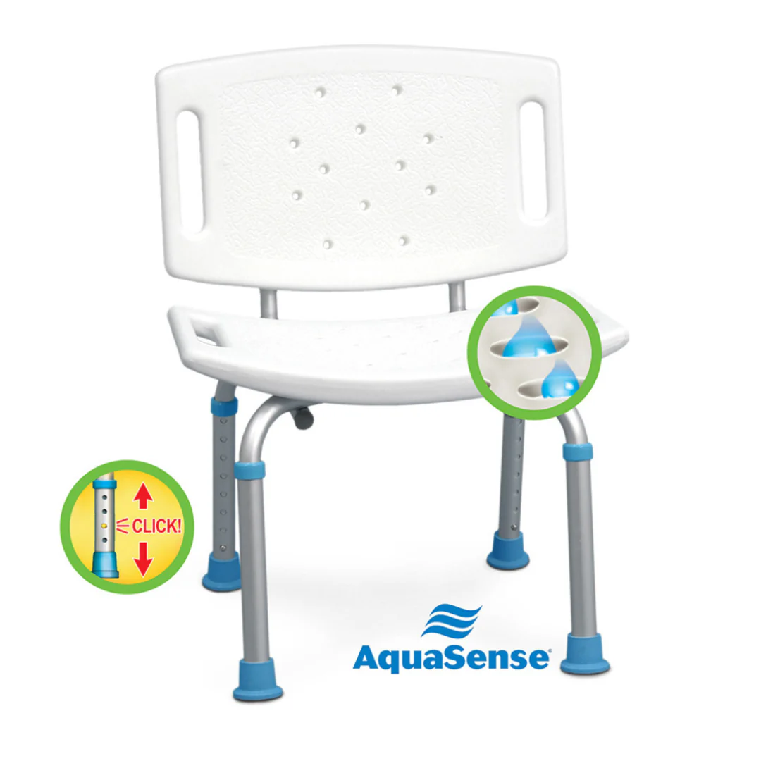 Drive AquaSense Adjustable Bath Seat with Backrest - Image 2