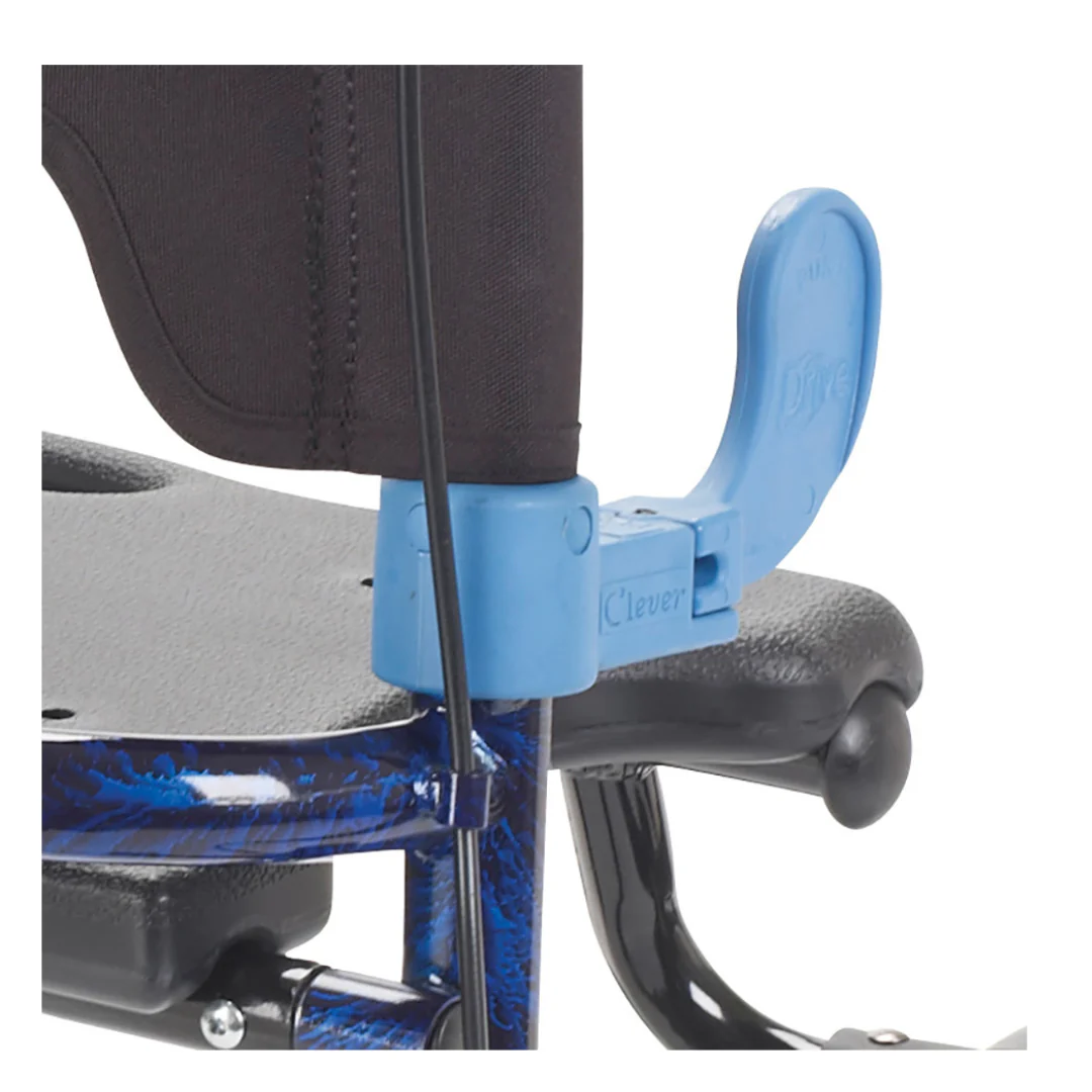 Drive Clever-Lite Walker with Seat and 8" Casters - Image 3
