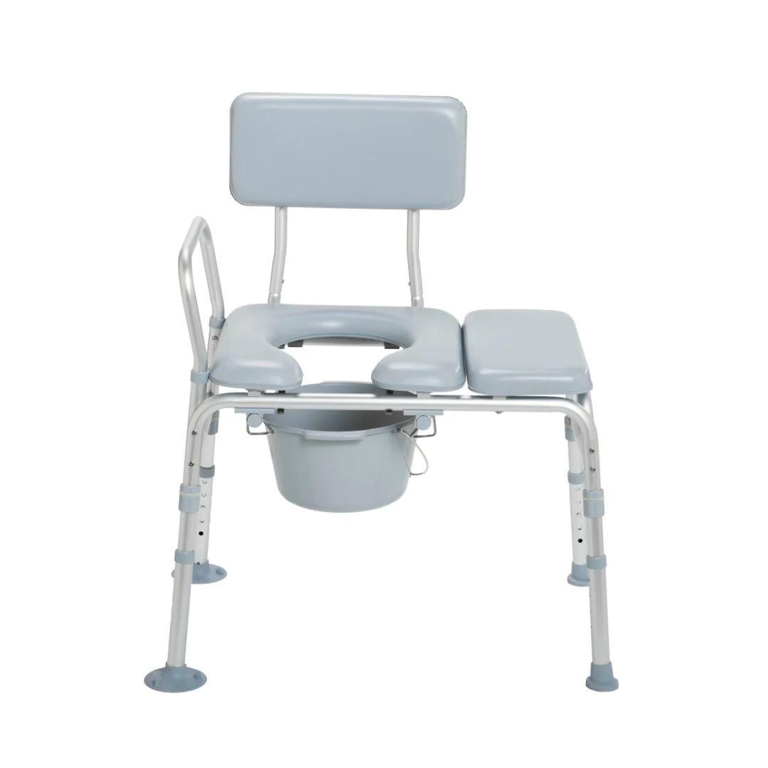 Drive Combination Padded Transfer Bench/Commode - Image 2