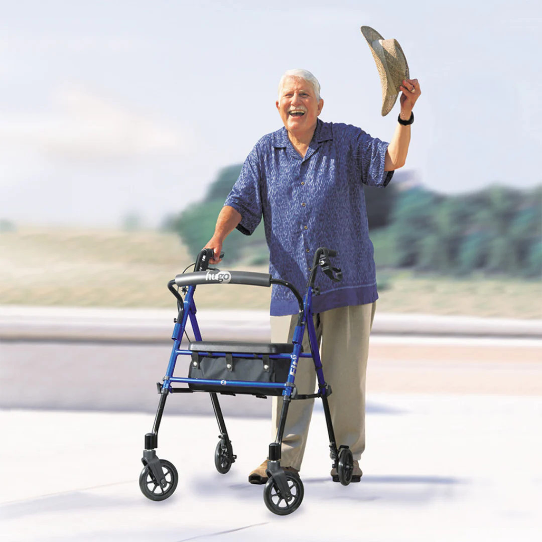 Drive Hugo Fit 6 Portable Lightweight Rollator - Image 2