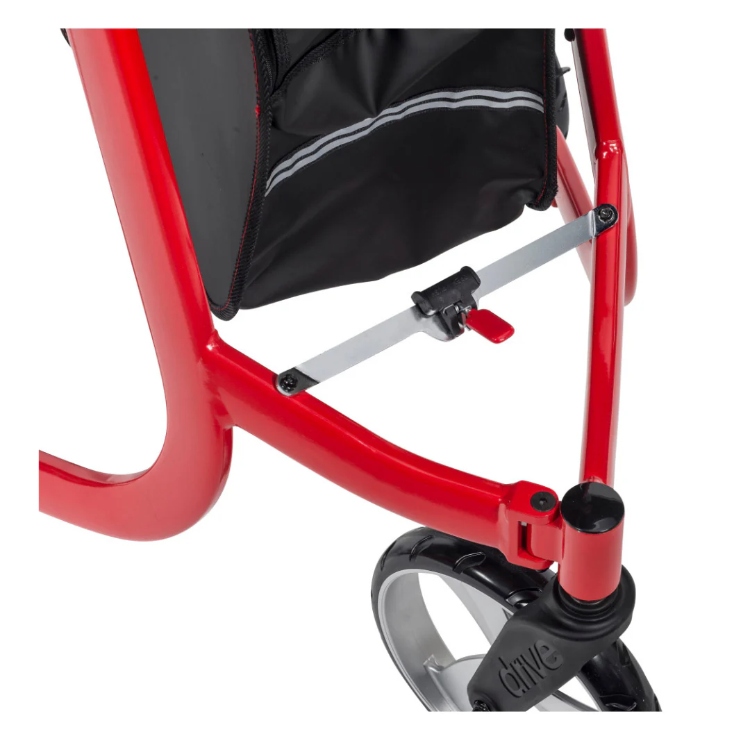 Drive Nitro® 3-Wheel Rollator - All-Terrain Euro Style Design - Image 11