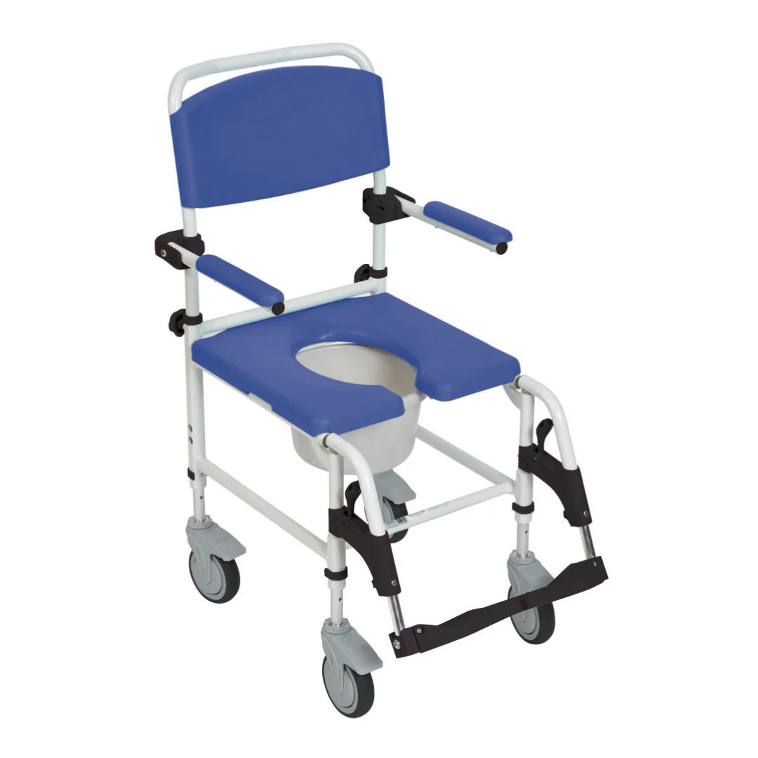 Drive Medical 3-in-1 Rolling Shower Chair Commode - Image 3