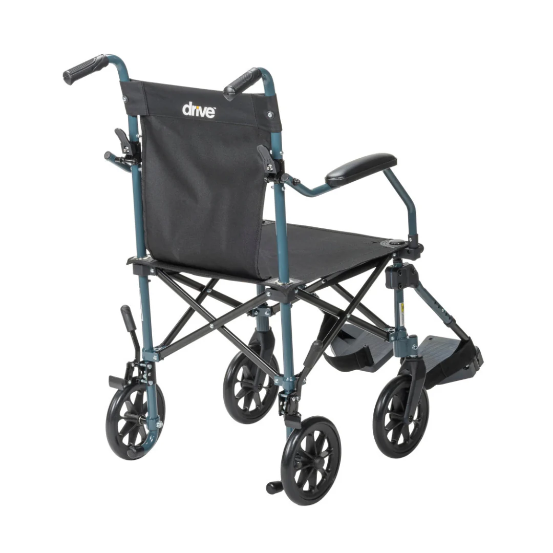 Drive Travelite Transport Chair - Ultra Compact with Rolling Travel Bag - Image 5