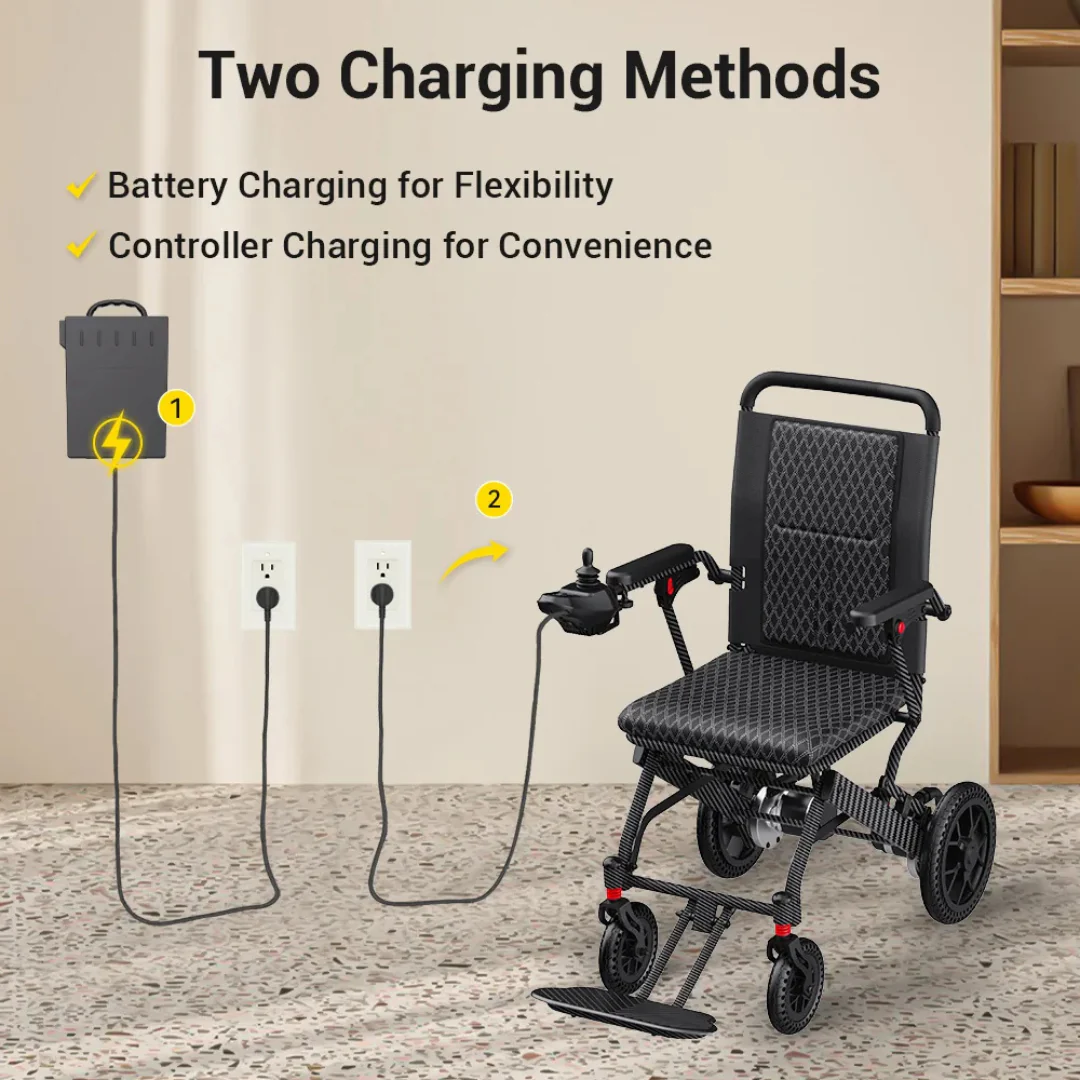 Easwe™ E10 Portable Lightweight Electric Wheelchair - Image 12