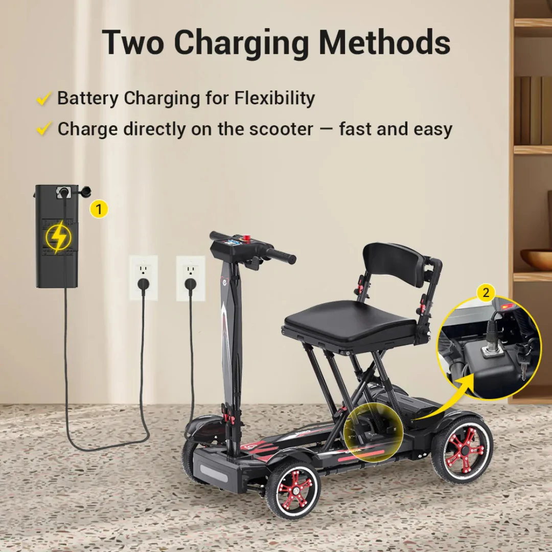 Easwe® M20 Carbon Fiber Ultralite Electric Mobility Scooter - Image 3