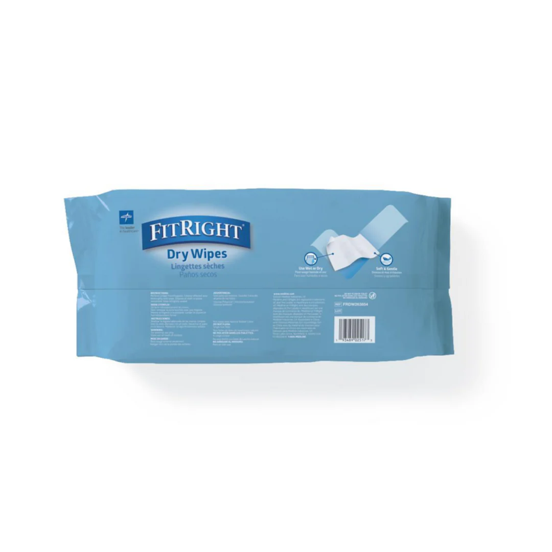 FitRight Dry Wipes - Ultra-Soft Spunlace Fabric - Image 4