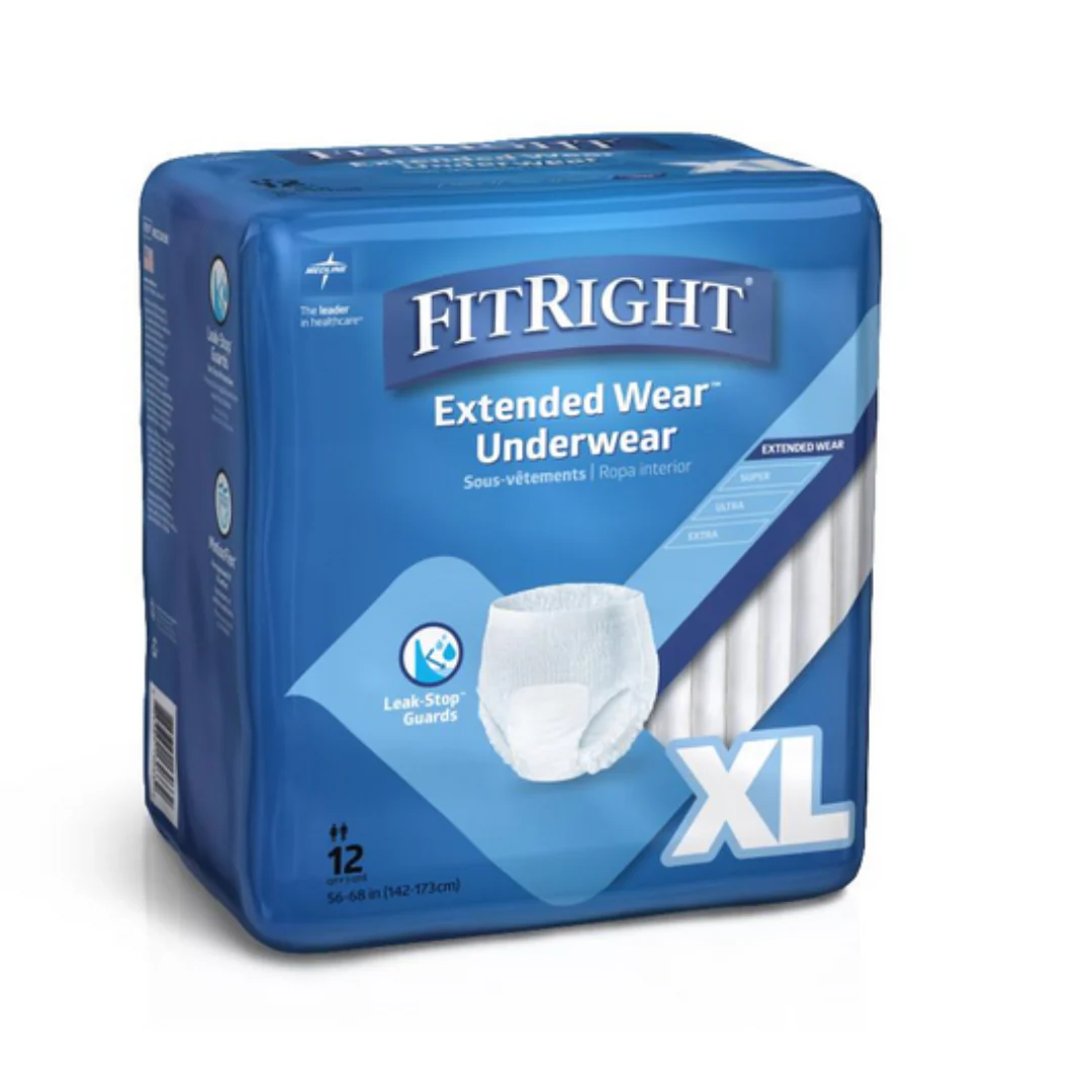 FitRight Extended Wear Overnight Protective Pull-Up Underwear - Image 8