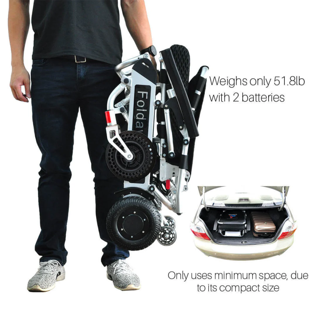 Foldawheel PW-999UL High Performance Portable Powerchair - Image 2