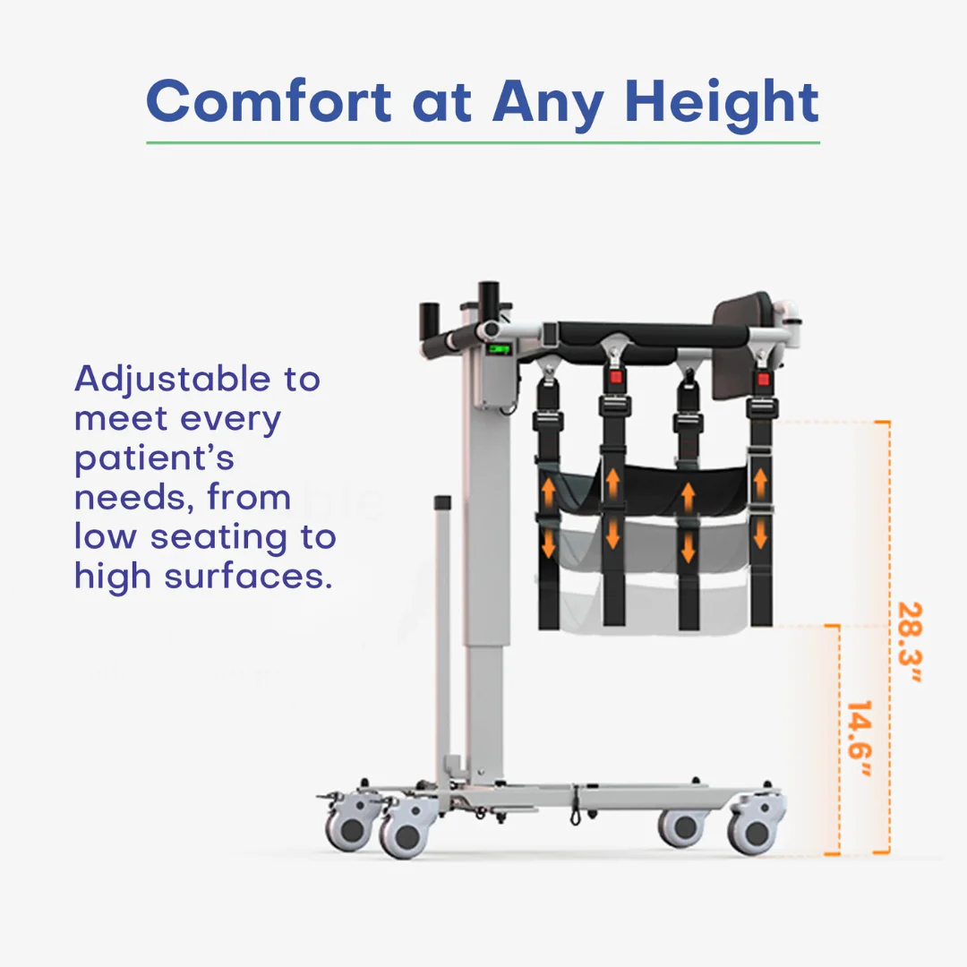 Freedom EveryLift Powered Sling Seat Patient Lift - Portable - Image 6