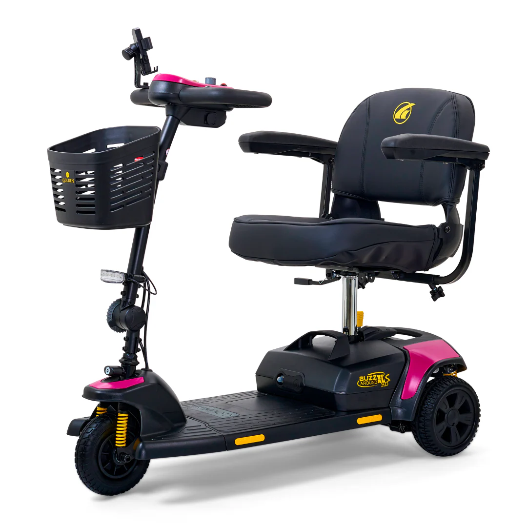 Golden Tech GB121 Buzzaround XLS HD 3-Wheel Portable Scooter with Suspension - Image 24