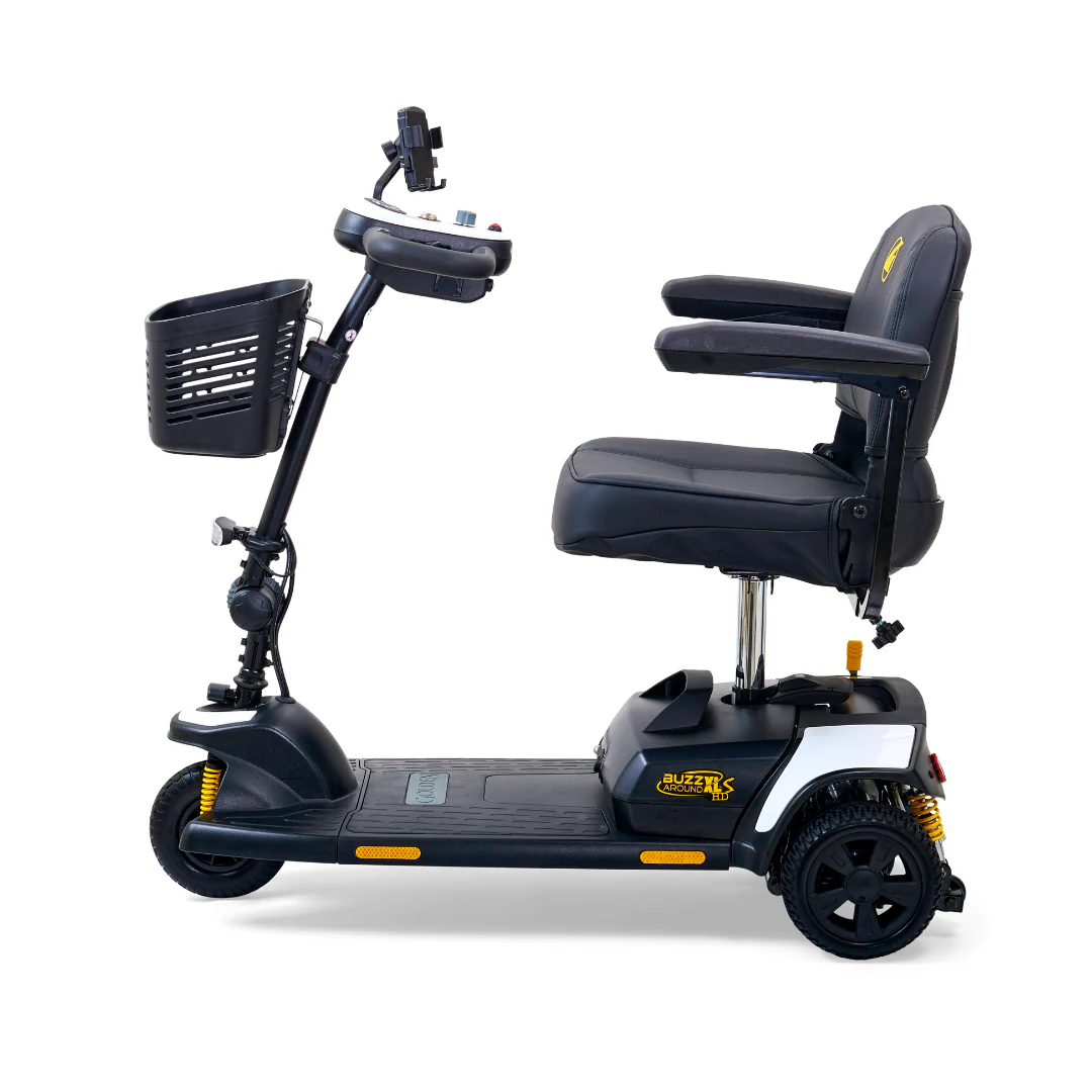 Golden Tech GB121 Buzzaround XLS HD 3-Wheel Portable Scooter with Suspension - Image 40