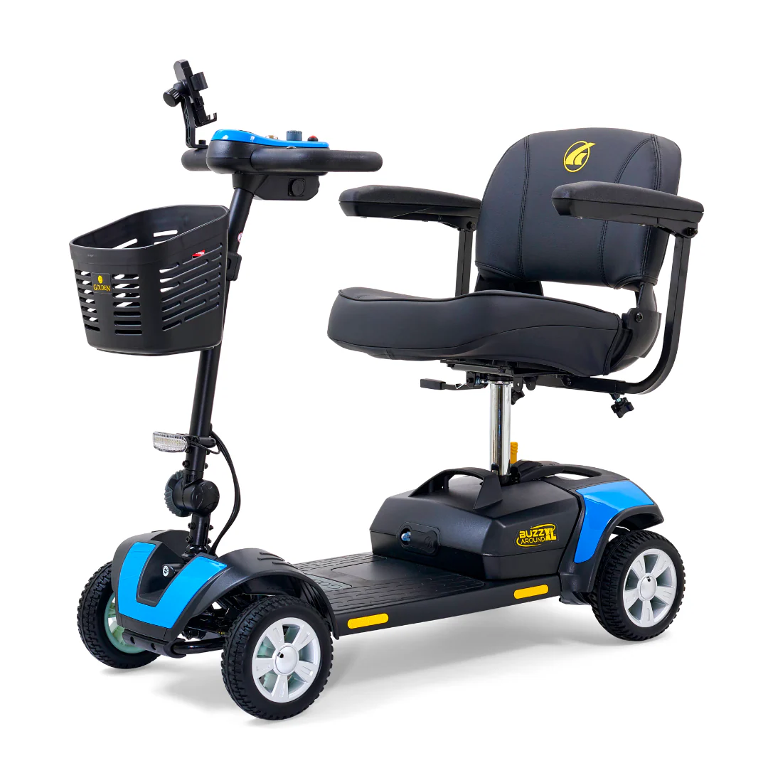 Golden Tech GB124 Buzzaround XL 4-Wheel Portable Mobility Scooter - Image 4