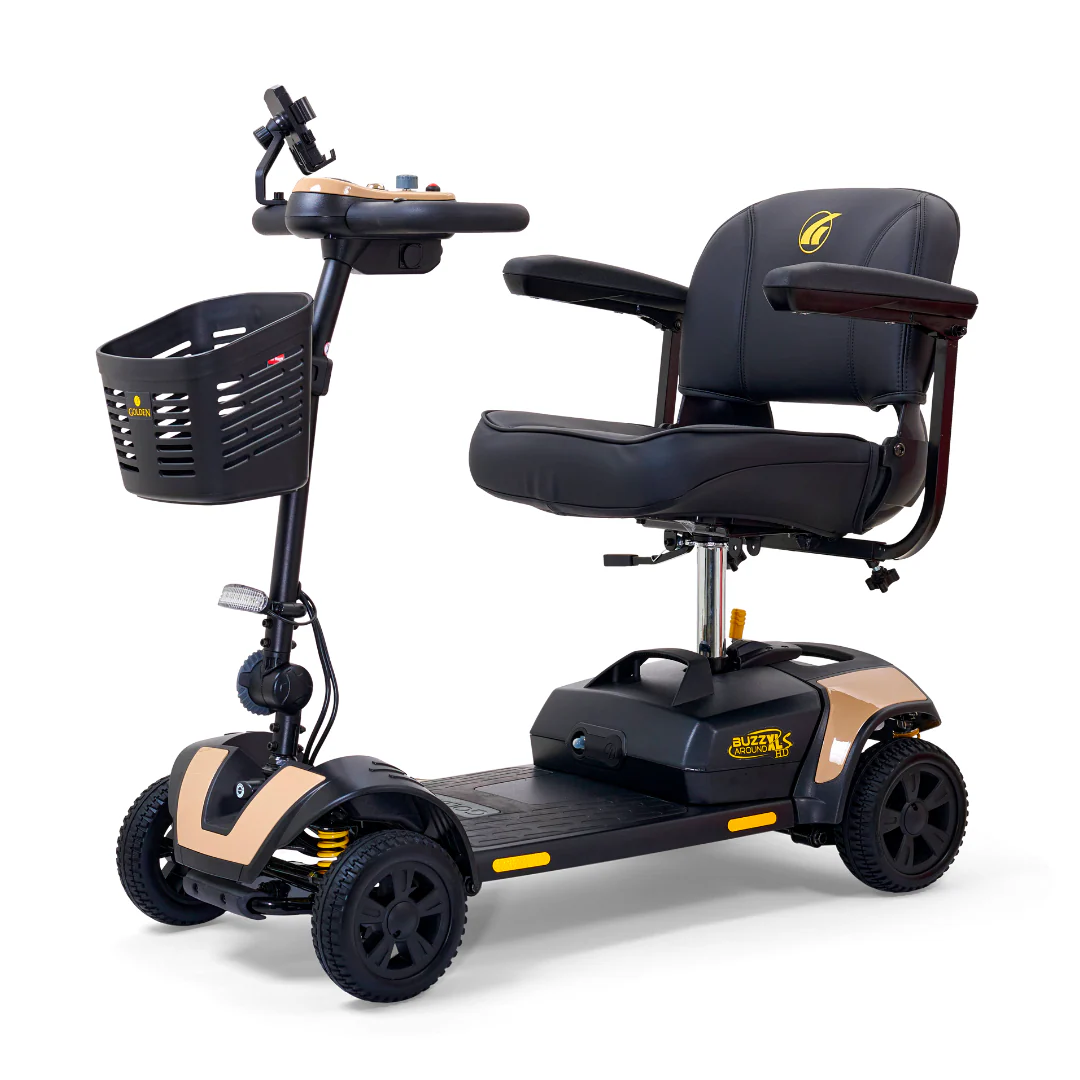 Golden Tech GB124 Buzzaround XLS HD 4-Wheel Portable Scooter with Suspension - Image 33