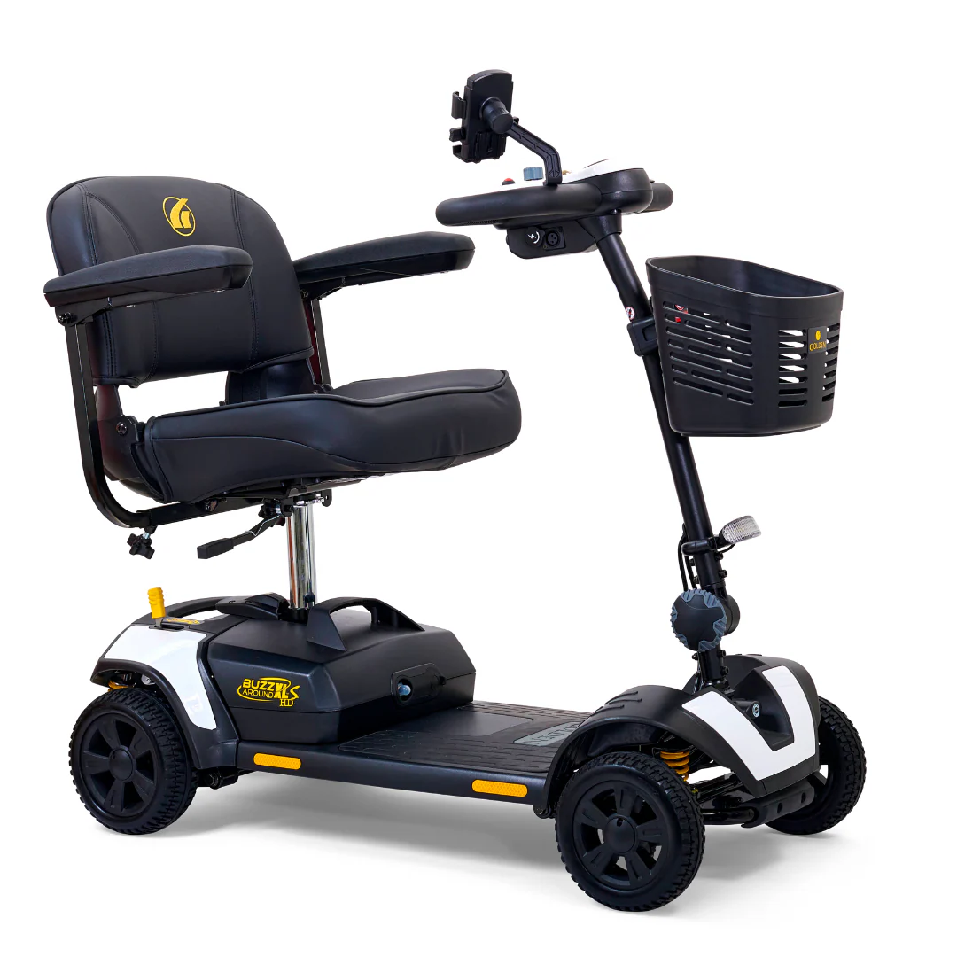 Golden Tech GB124 Buzzaround XLS HD 4-Wheel Portable Scooter with Suspension - Image 37