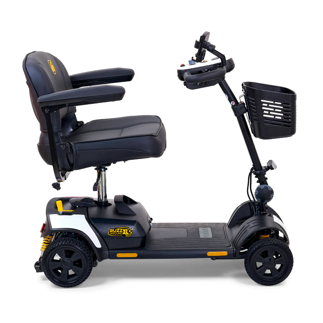 Golden Tech GB124 Buzzaround XLS HD 4-Wheel Portable Scooter with Suspension - Image 38