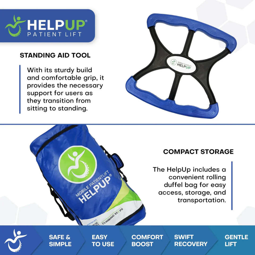 HelpUp Fall Recovery Patient Lift - Safe, Portable Floor Lift Assist Device - Image 8