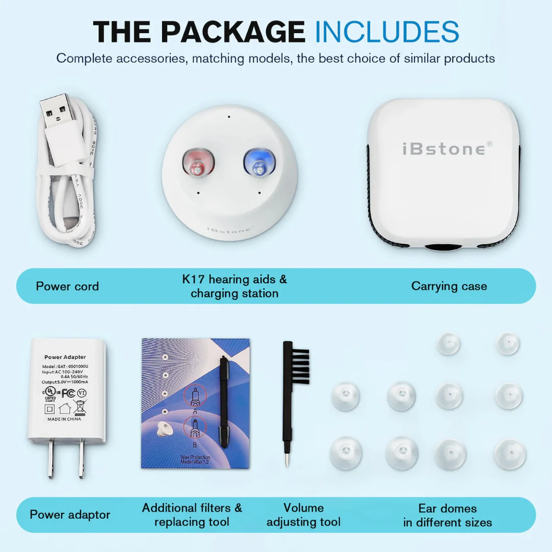 iBstone K17 Rechargeable CIC Hearing Aids - Image 4