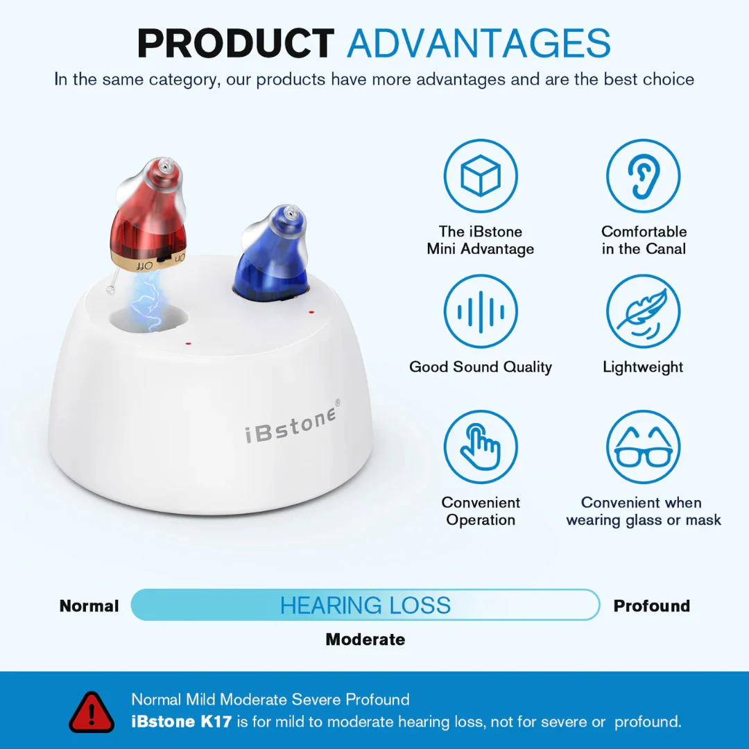 iBstone K17 Rechargeable CIC Hearing Aids - Image 5